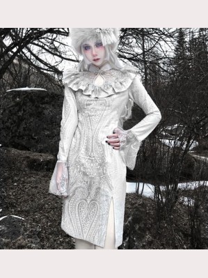 Call From Snow Country Gothic Cheongsam Dress by Blood Supply (BSY36)